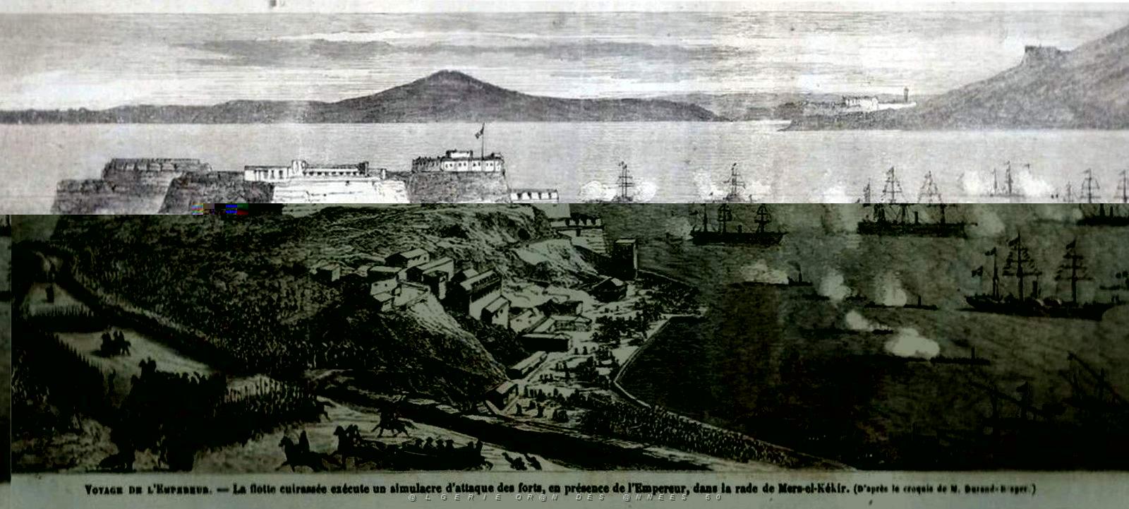 2- Voyages de l'Empereur Napoleon III en Algerie- Mers-el-Kebir.jpg